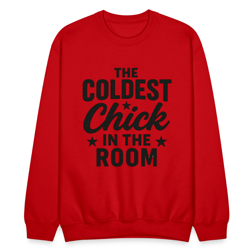 The coldest chick in the room. - red