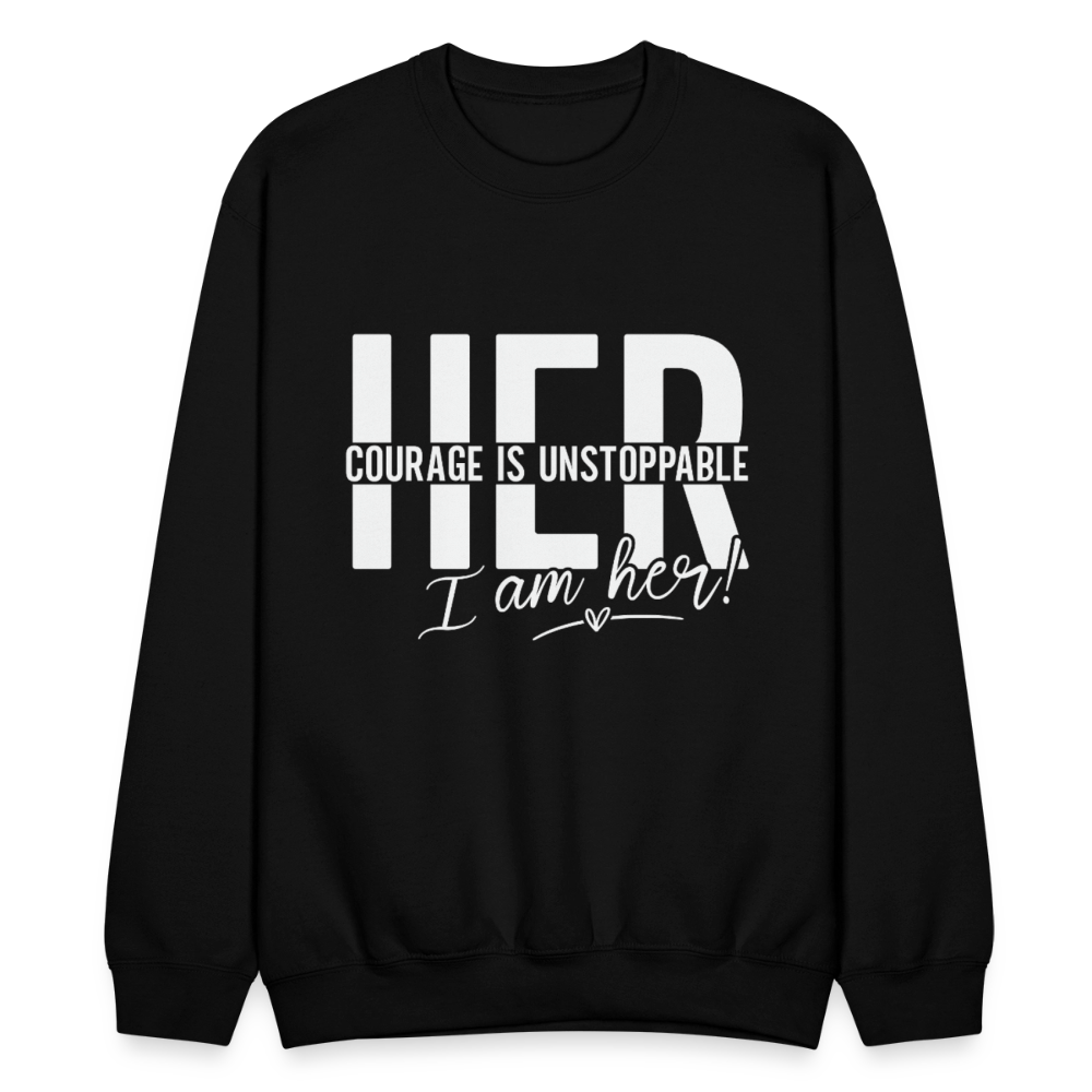 Her courage is unstoppable. - black