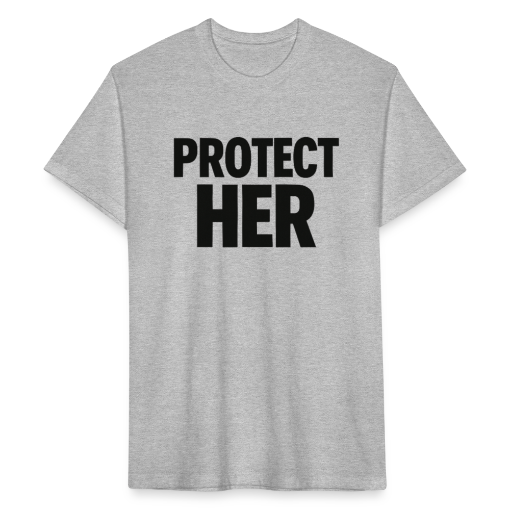 PROTECT HER. - heather gray