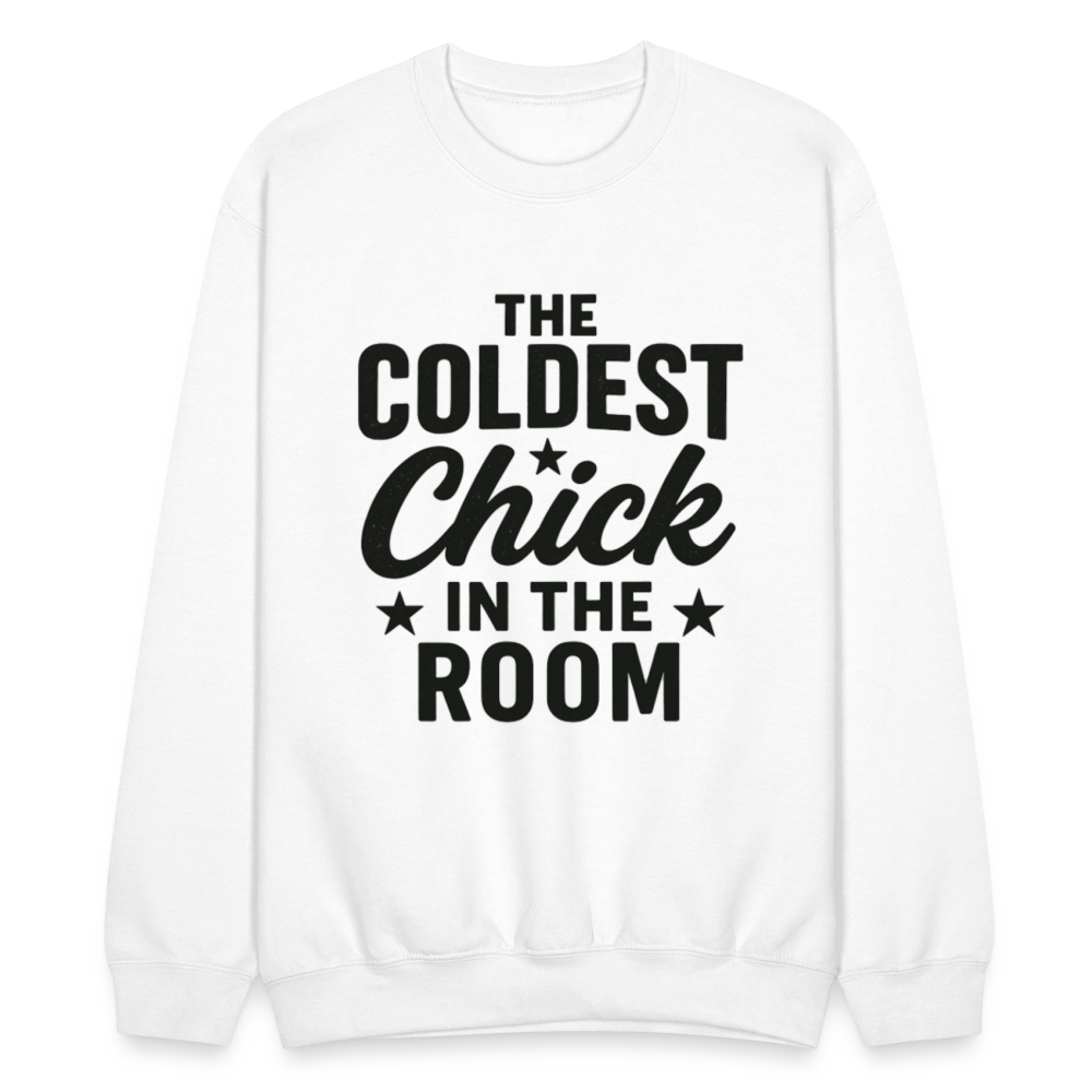 The coldest chick in the room. - white