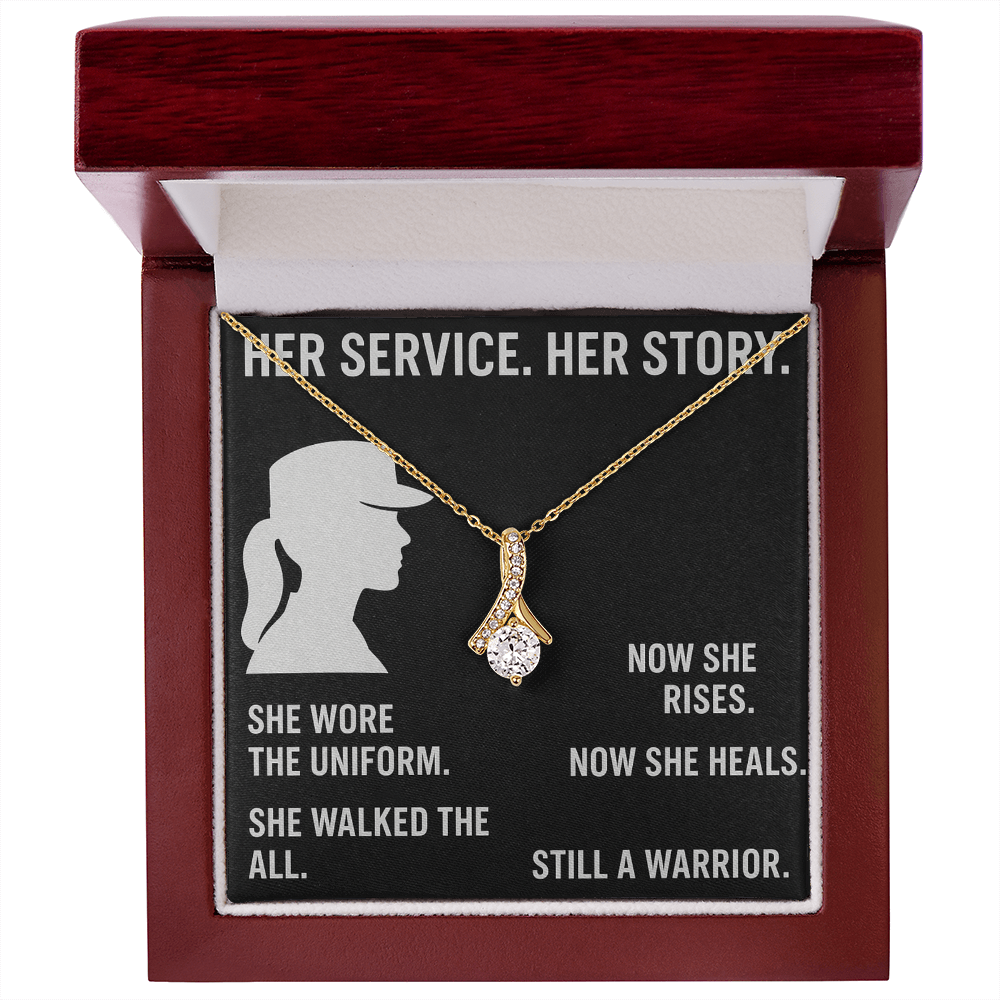 HER SERVICE HER STORY.