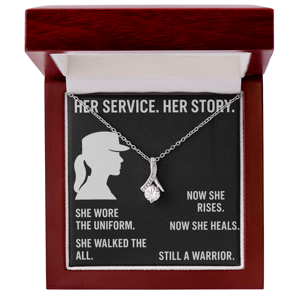 HER SERVICE HER STORY.