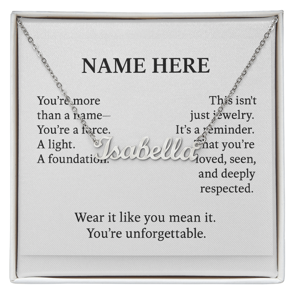 NAME PERSONALIZATION