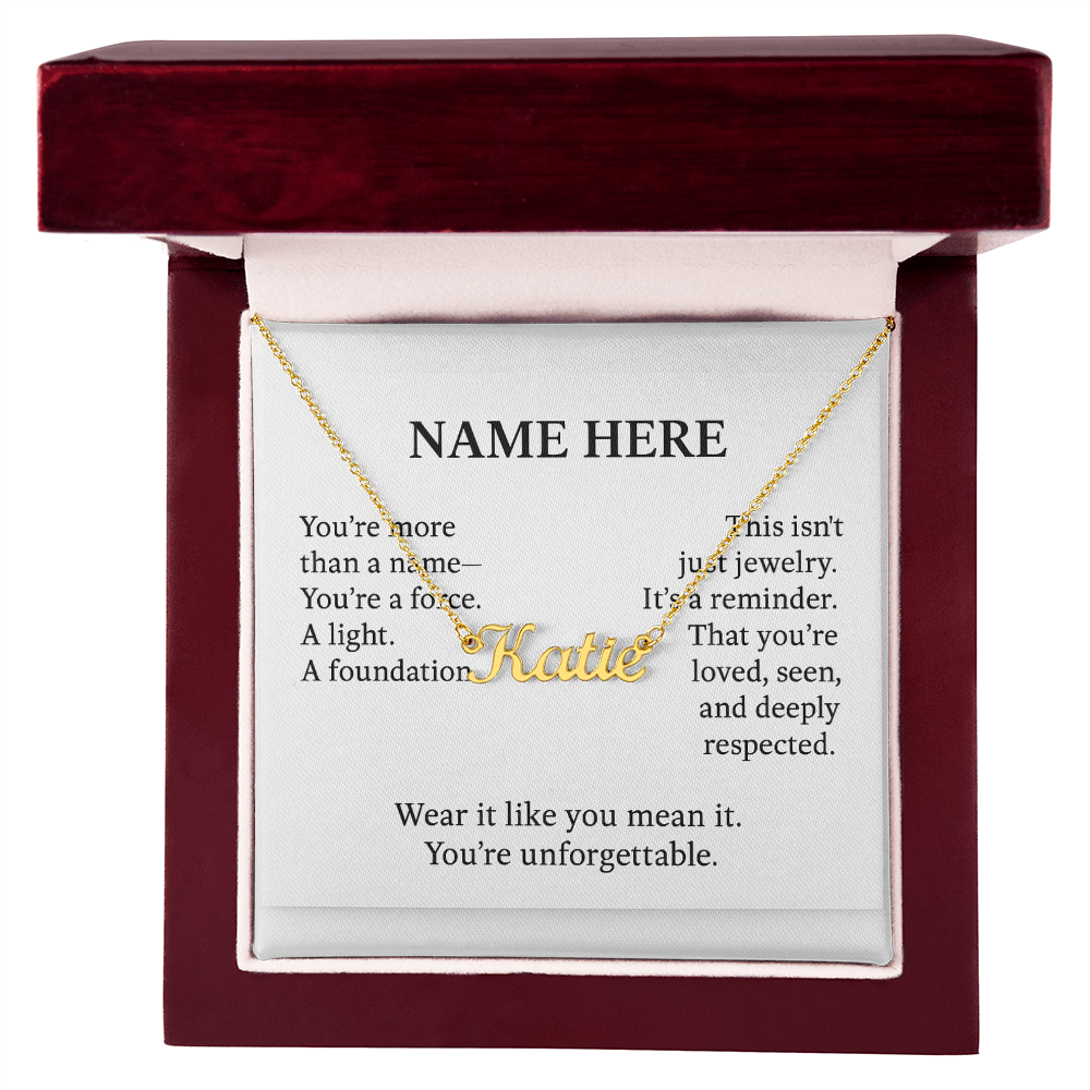 NAME PERSONALIZATION