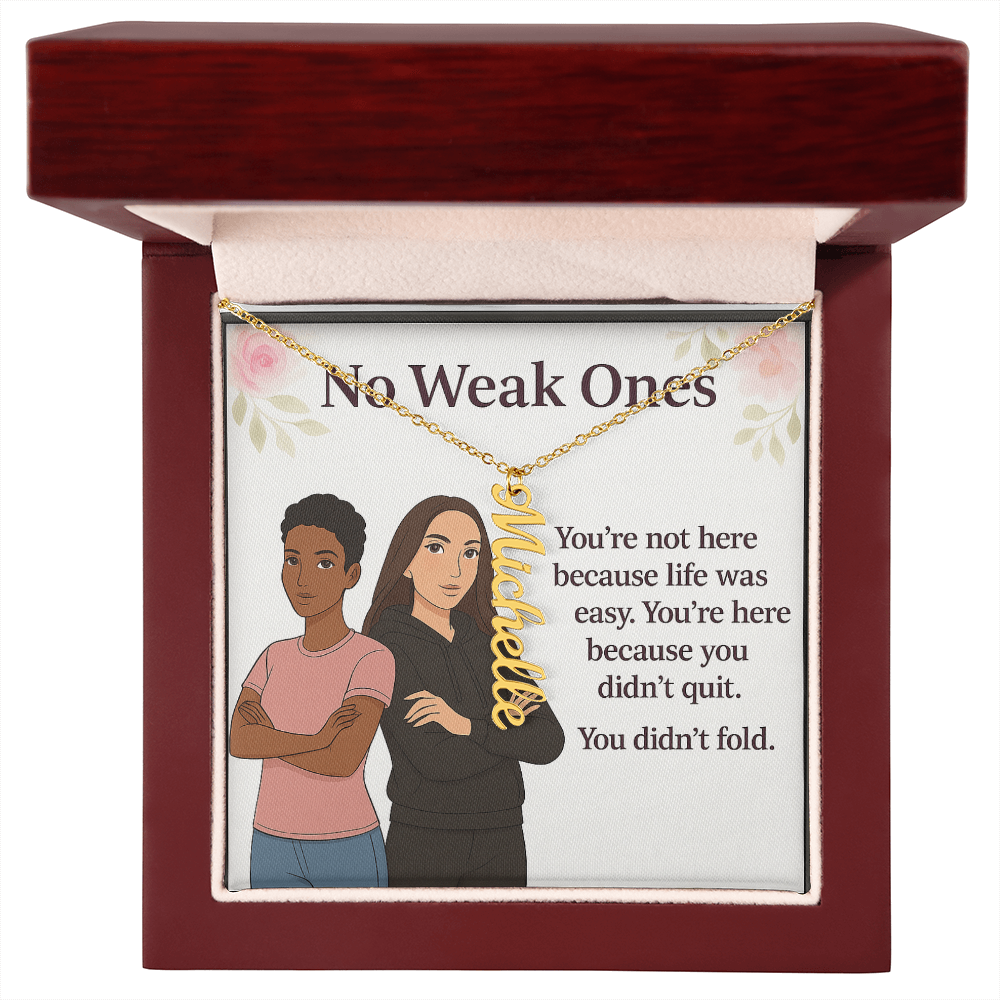 NO WEAK ONES