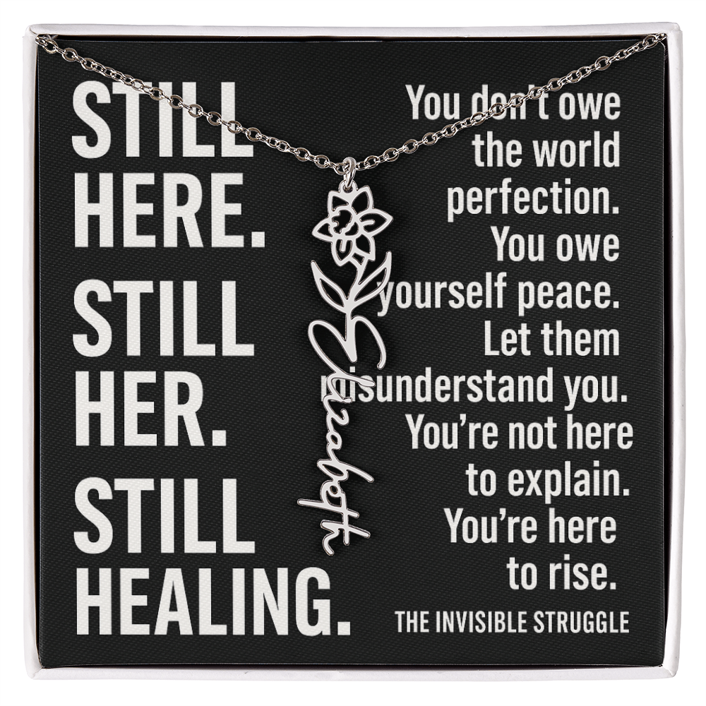 STILL HER . STILL HER. STILL HEALING.
