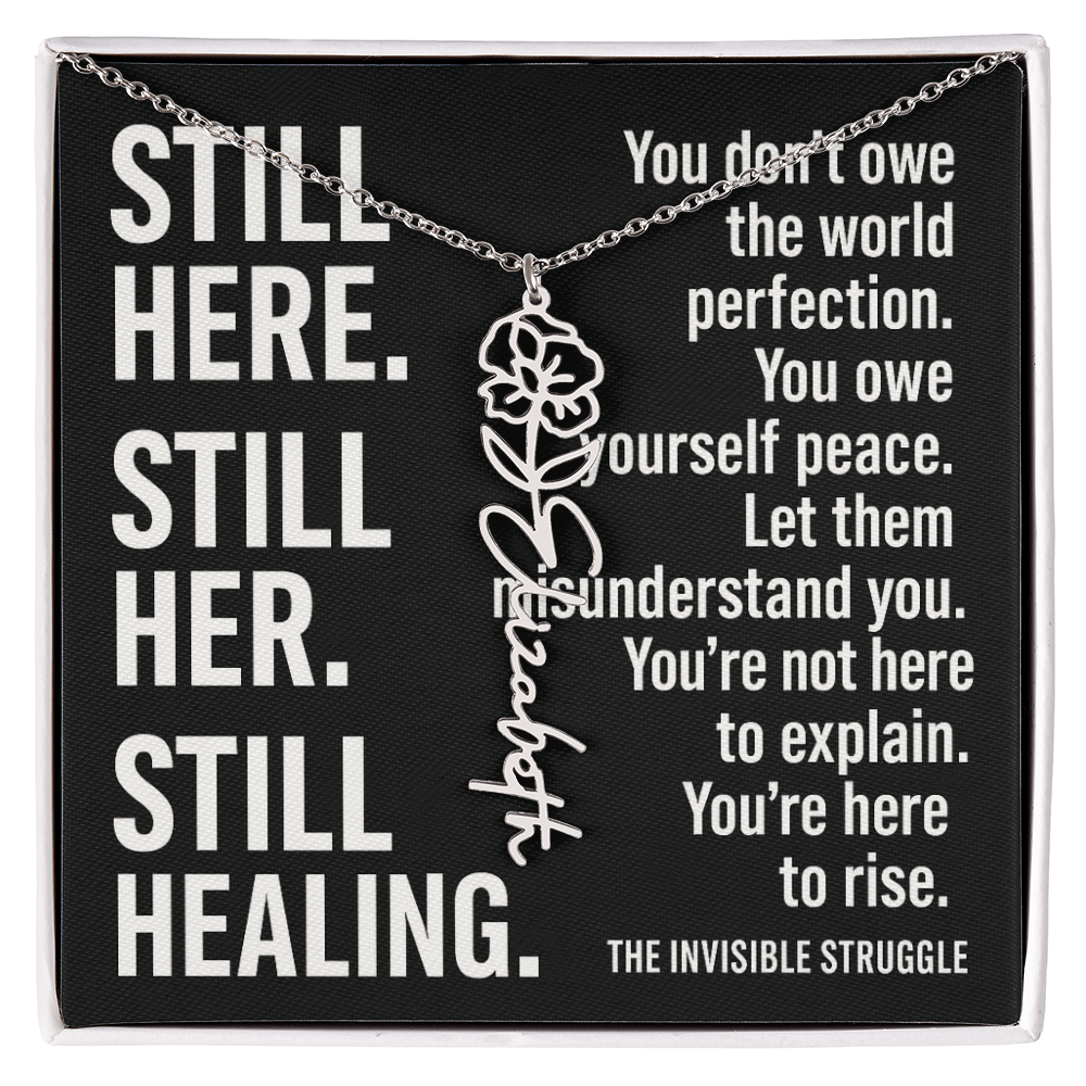 STILL HER . STILL HER. STILL HEALING.