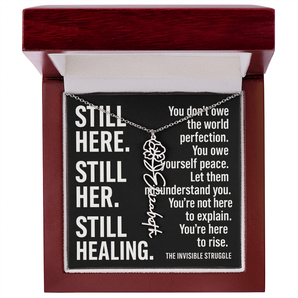STILL HER . STILL HER. STILL HEALING.