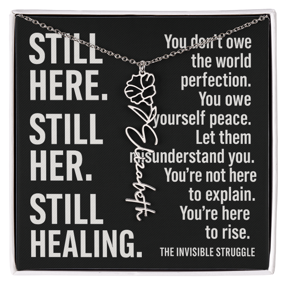STILL HER . STILL HER. STILL HEALING.