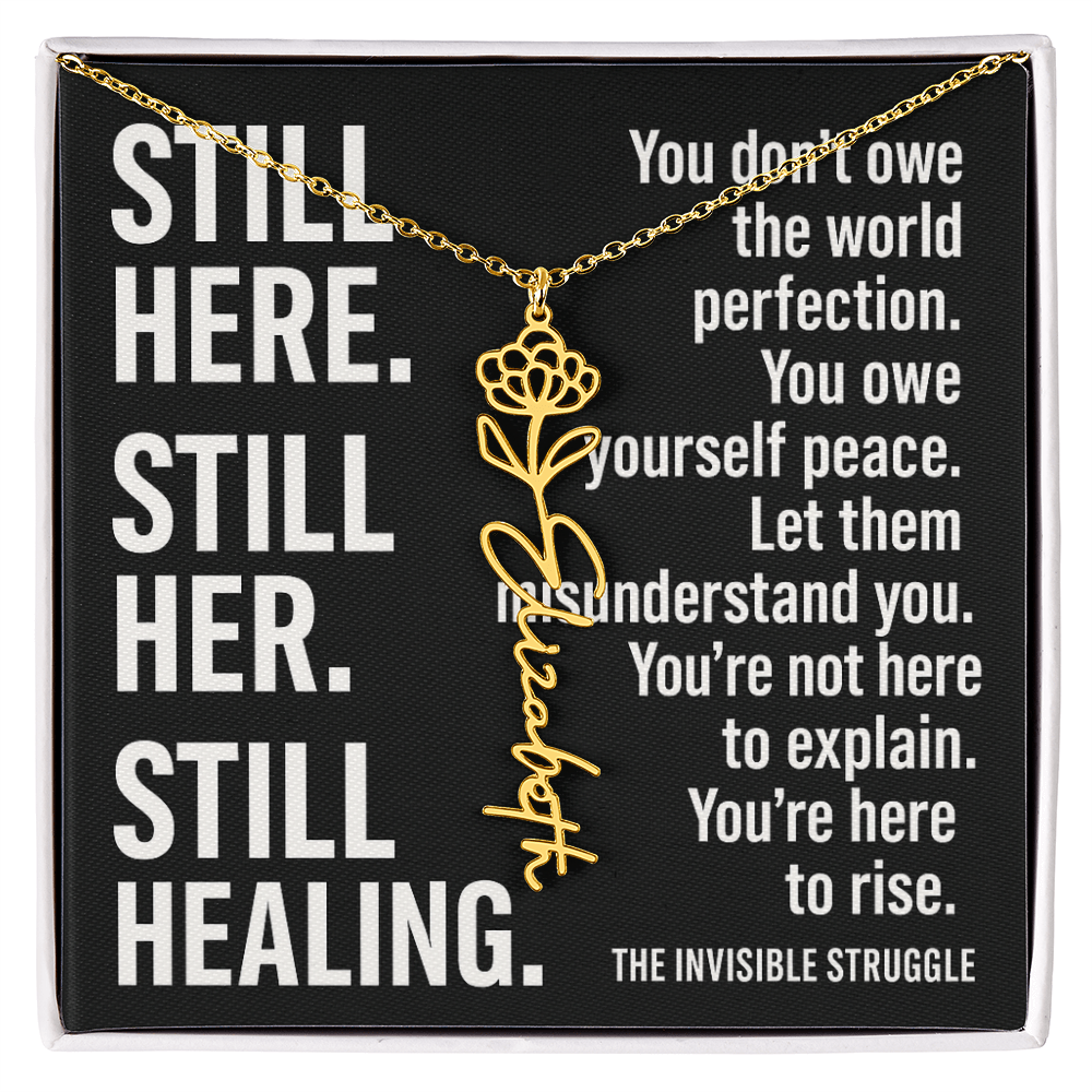STILL HER . STILL HER. STILL HEALING.
