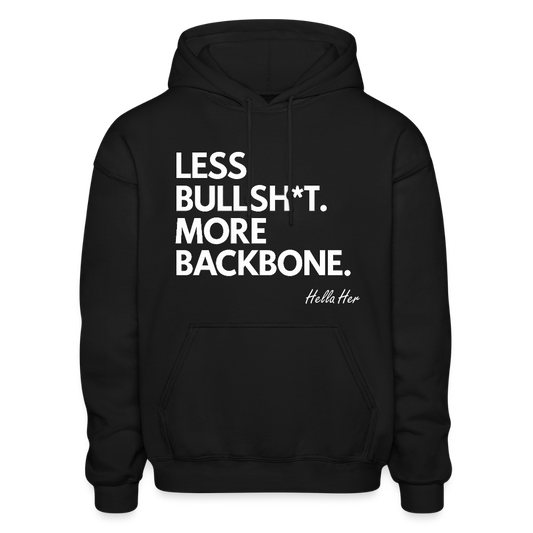 Less bullsh*t. More backbone. - black