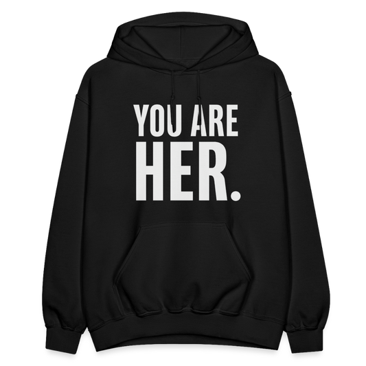 YOU ARE HER. - black