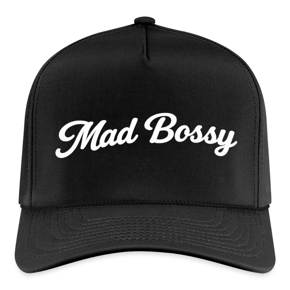 MAD BOSSY Rope Cap - black/black