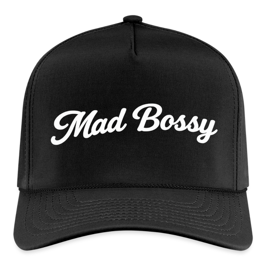 MAD BOSSY Rope Cap - black/black