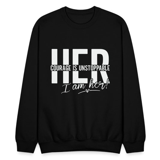 Her courage is unstoppable. - black