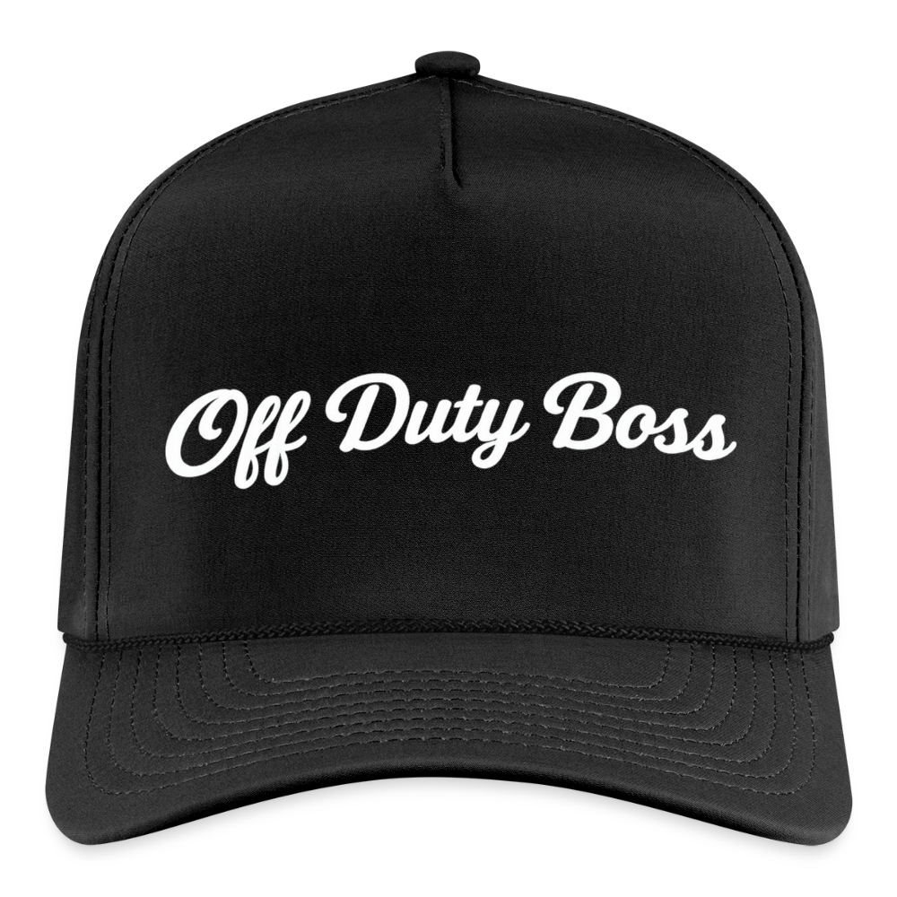 OFF DUTY BOSS Rope Cap - black/black