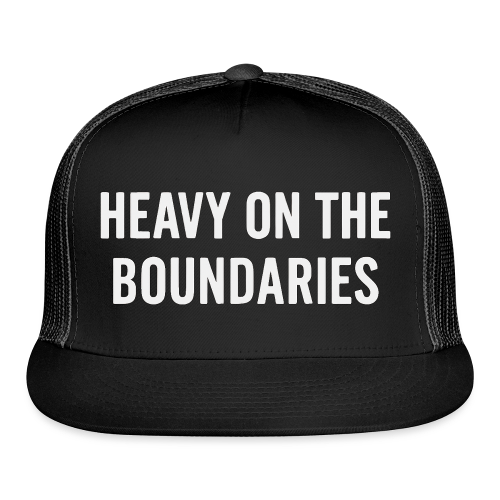HEAVY ON THE BOUNDARIES. - black/black