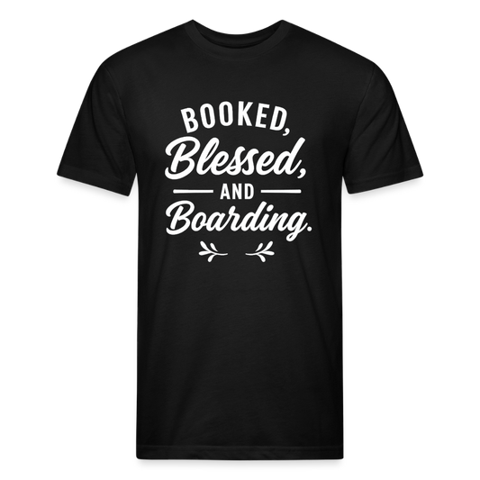 Booked blessed and boarding. - black