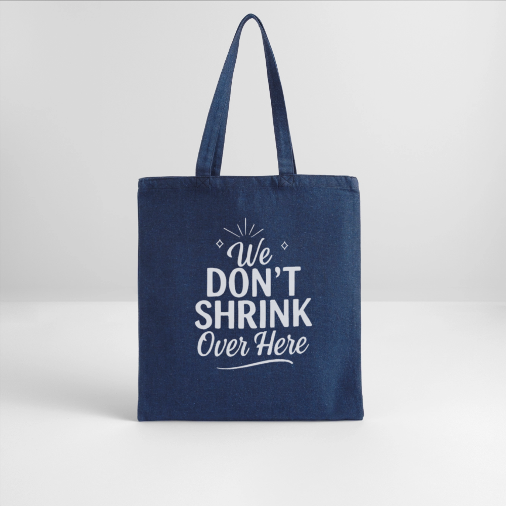 We don't shrink over here. - heather navy
