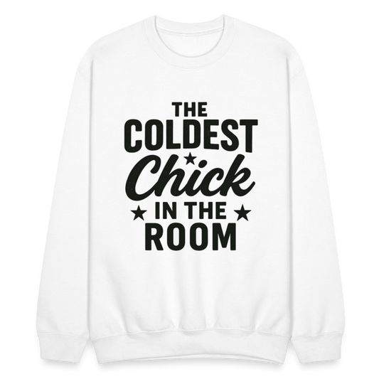 The coldest chick in the room. - white