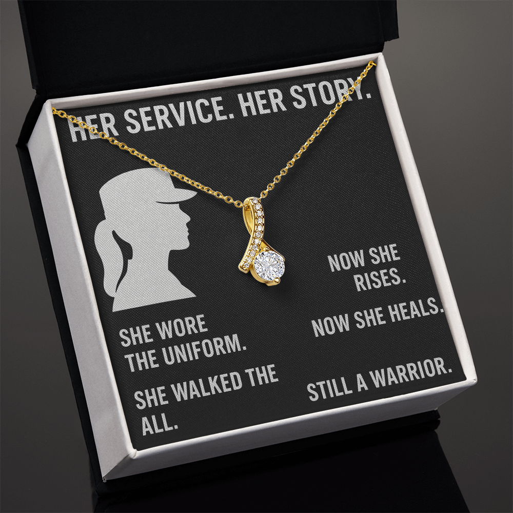 HER SERVICE HER STORY.