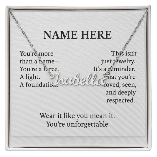 NAME PERSONALIZATION
