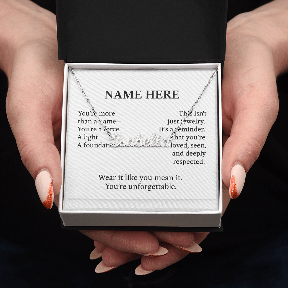 NAME PERSONALIZATION