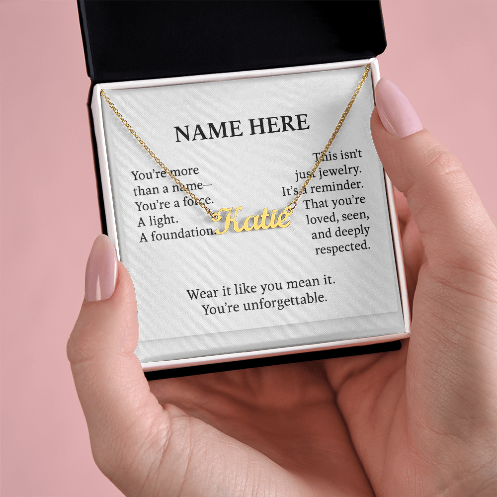 NAME PERSONALIZATION
