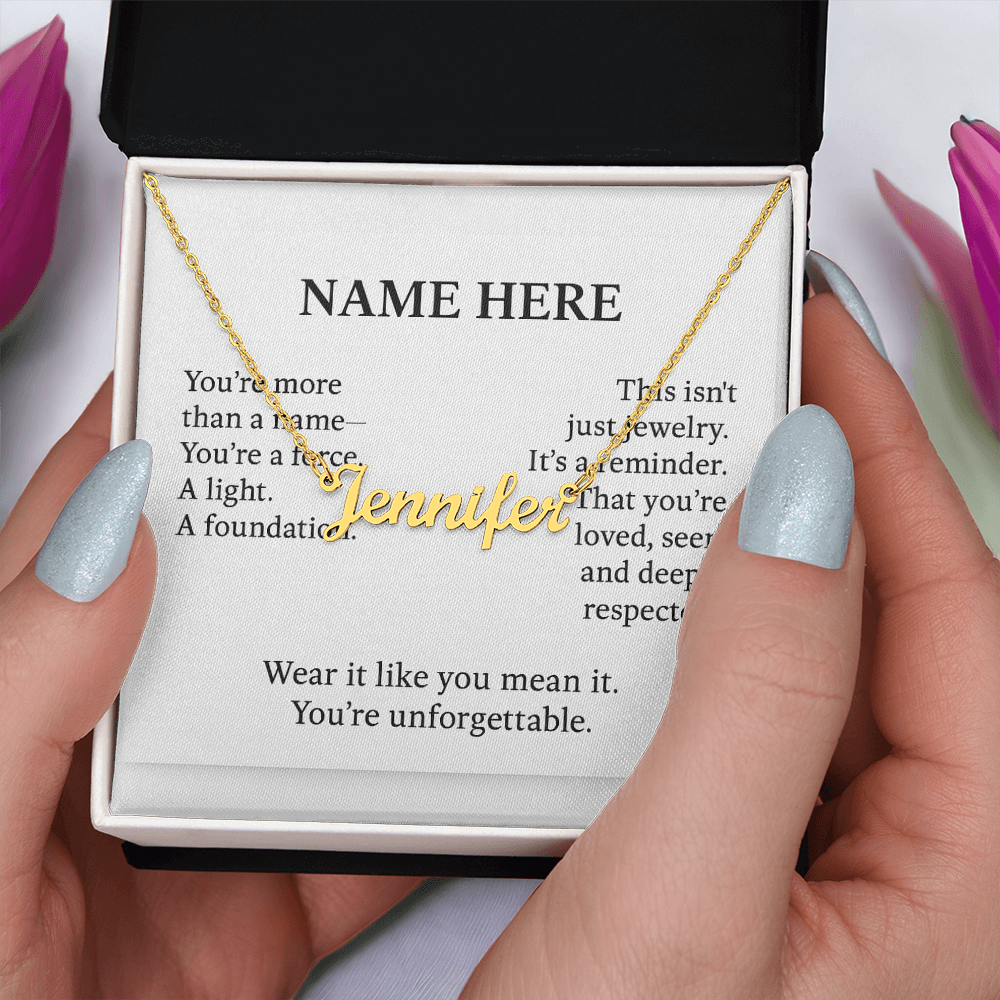 NAME PERSONALIZATION