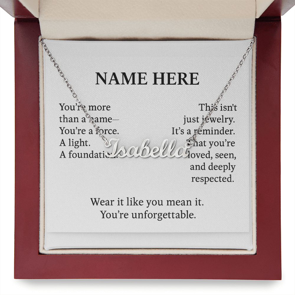 NAME PERSONALIZATION