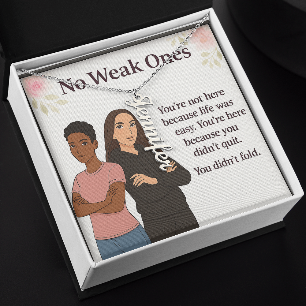 NO WEAK ONES