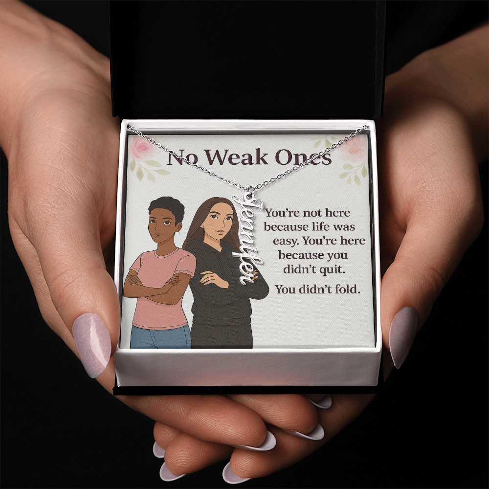 NO WEAK ONES