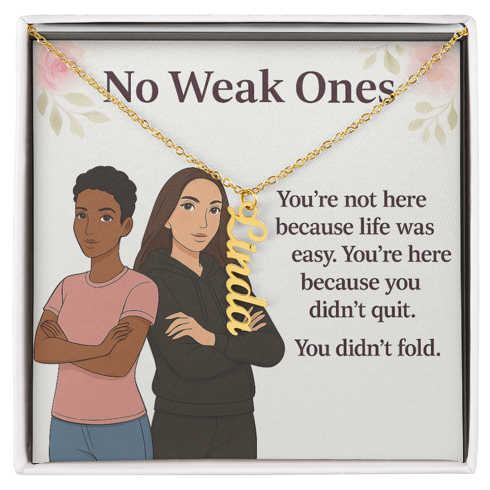 NO WEAK ONES
