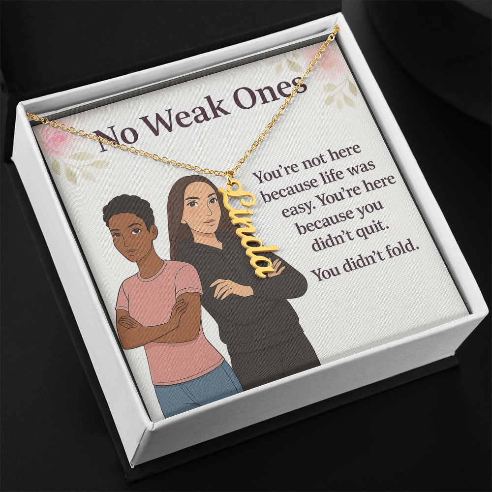 NO WEAK ONES