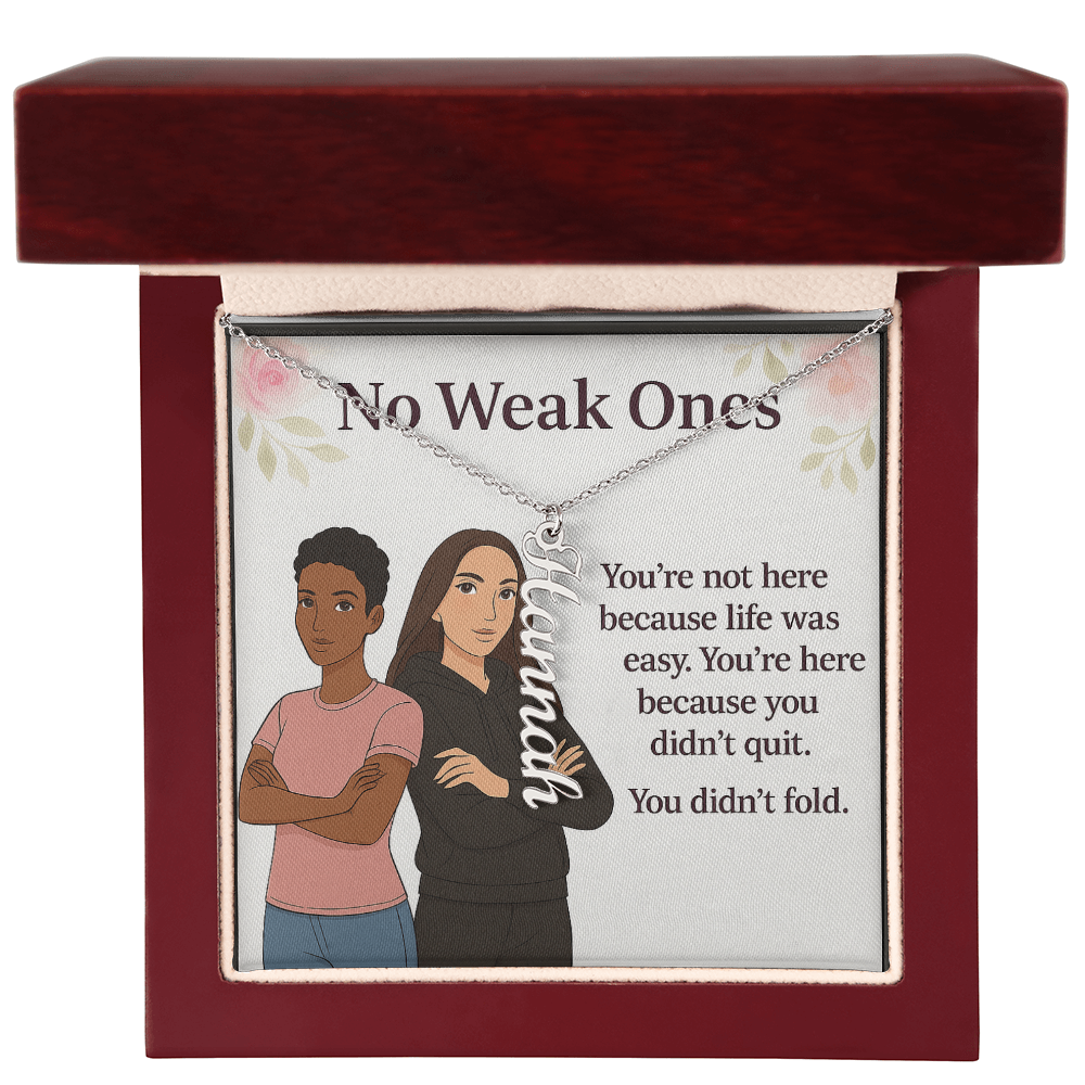 NO WEAK ONES
