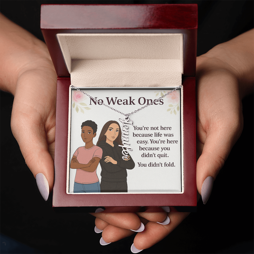 NO WEAK ONES