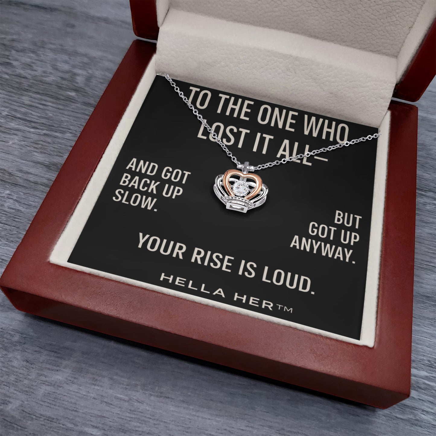 TO THE ONE WHO LOST IT ALL