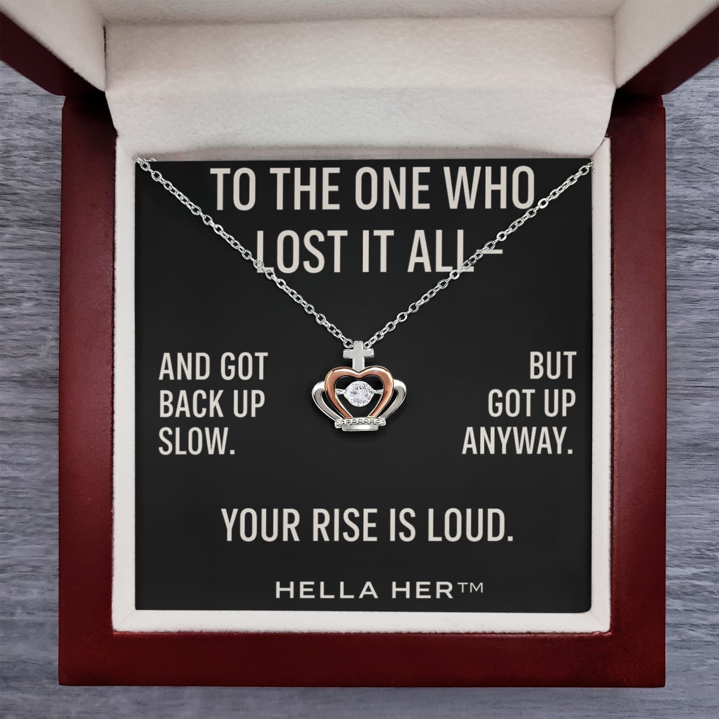 TO THE ONE WHO LOST IT ALL